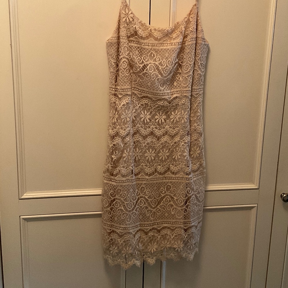 Vintage 90s Lace Mini Dress